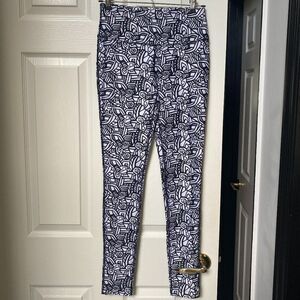 Mondetta Black and White Leggings, X-Small